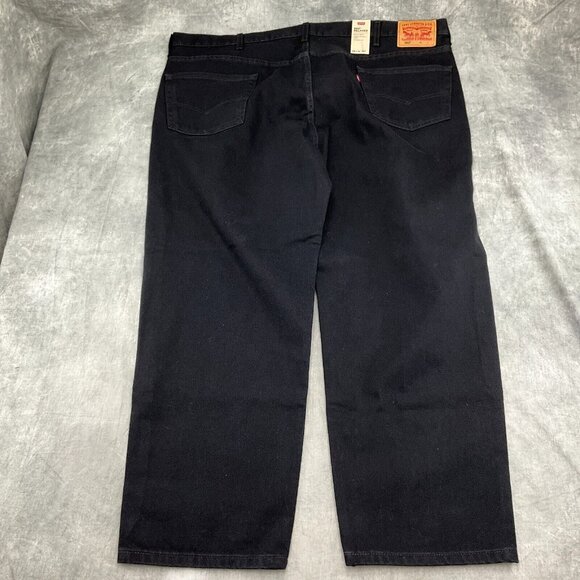 Levis 550 Jeans Men 48W x 30L‎ BT Black Relaxed Taper Leg High Rise Cotton NWT - Picture 12 of 14